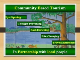 Presentation on Community Based Tourism By Md Shaifullar Rabbi | PPTX