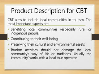 Presentation on Community Based Tourism By Md Shaifullar Rabbi | PPTX
