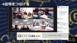 4会場をつなげる
 