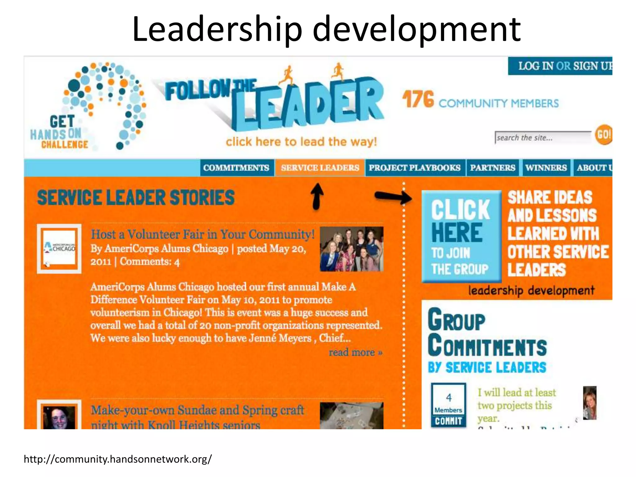 Leadership developmenthttp://community.handsonnetwork.org/