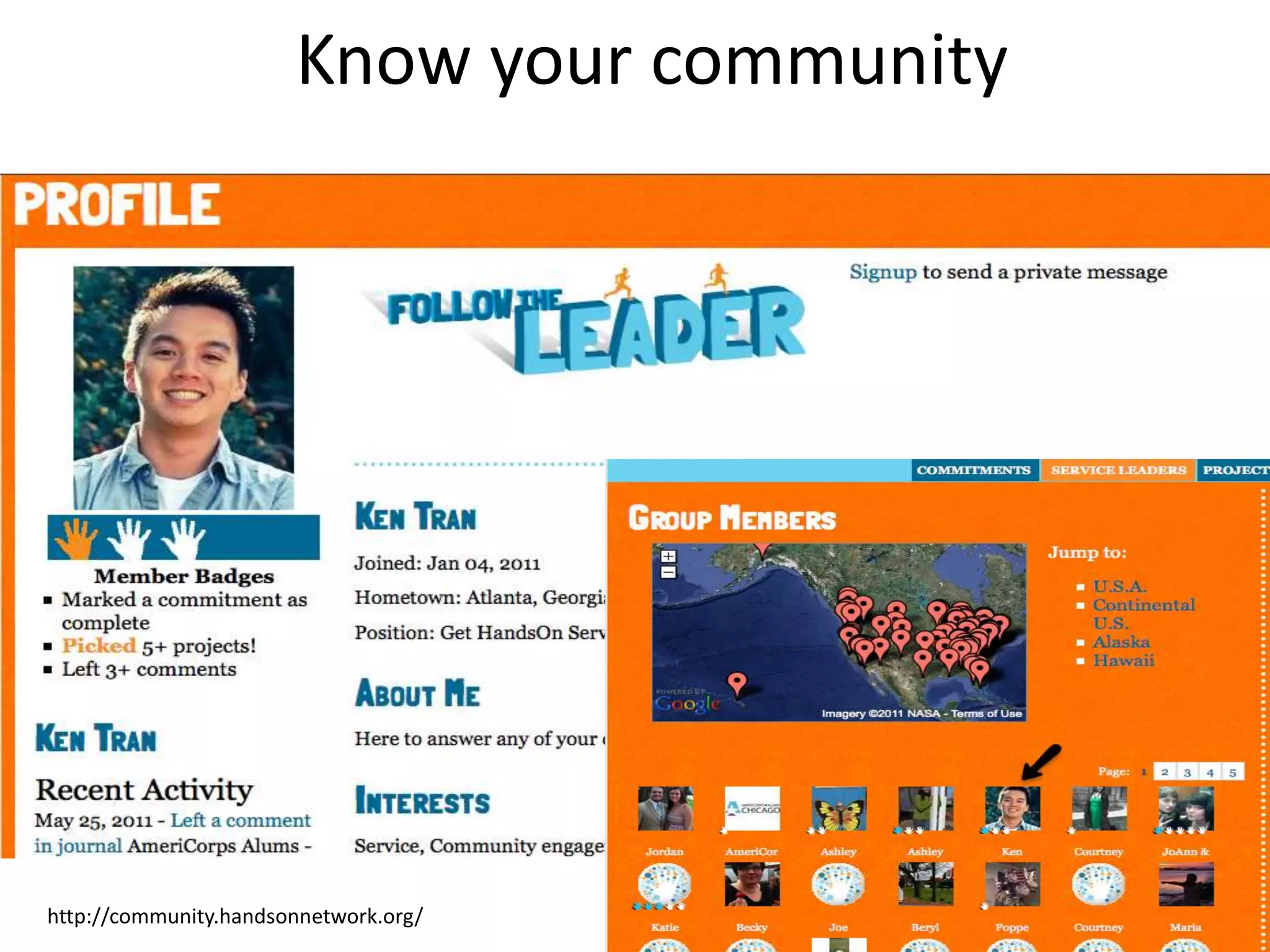 Know your communityhttp://community.handsonnetwork.org/