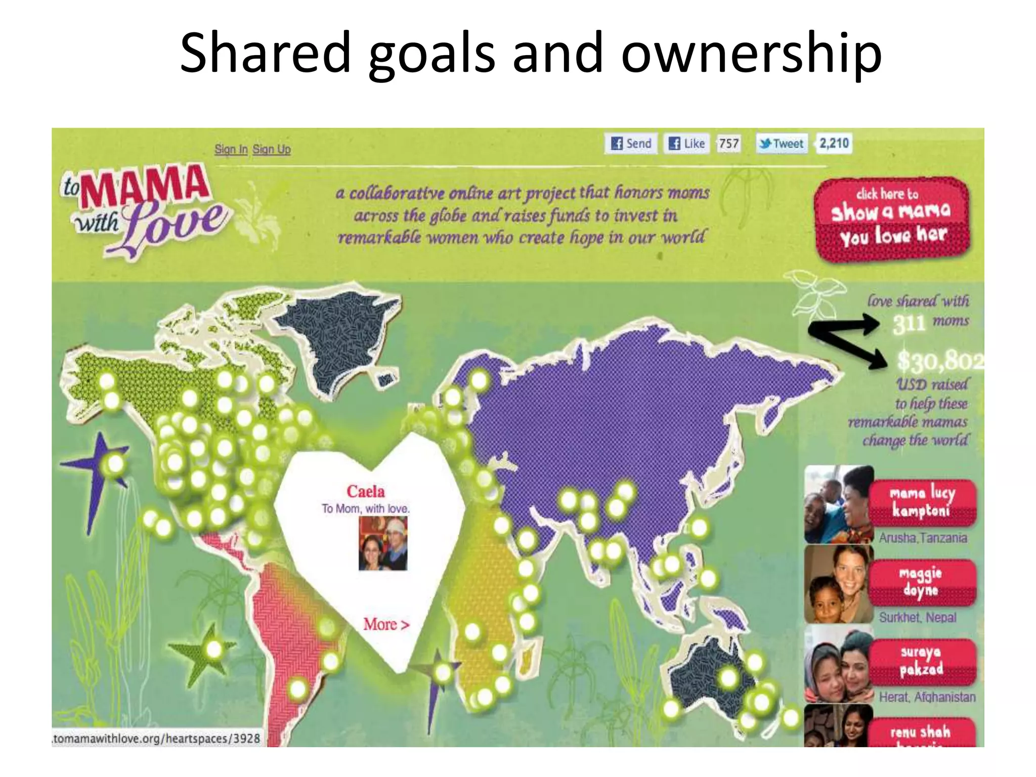 Shared goals and ownership