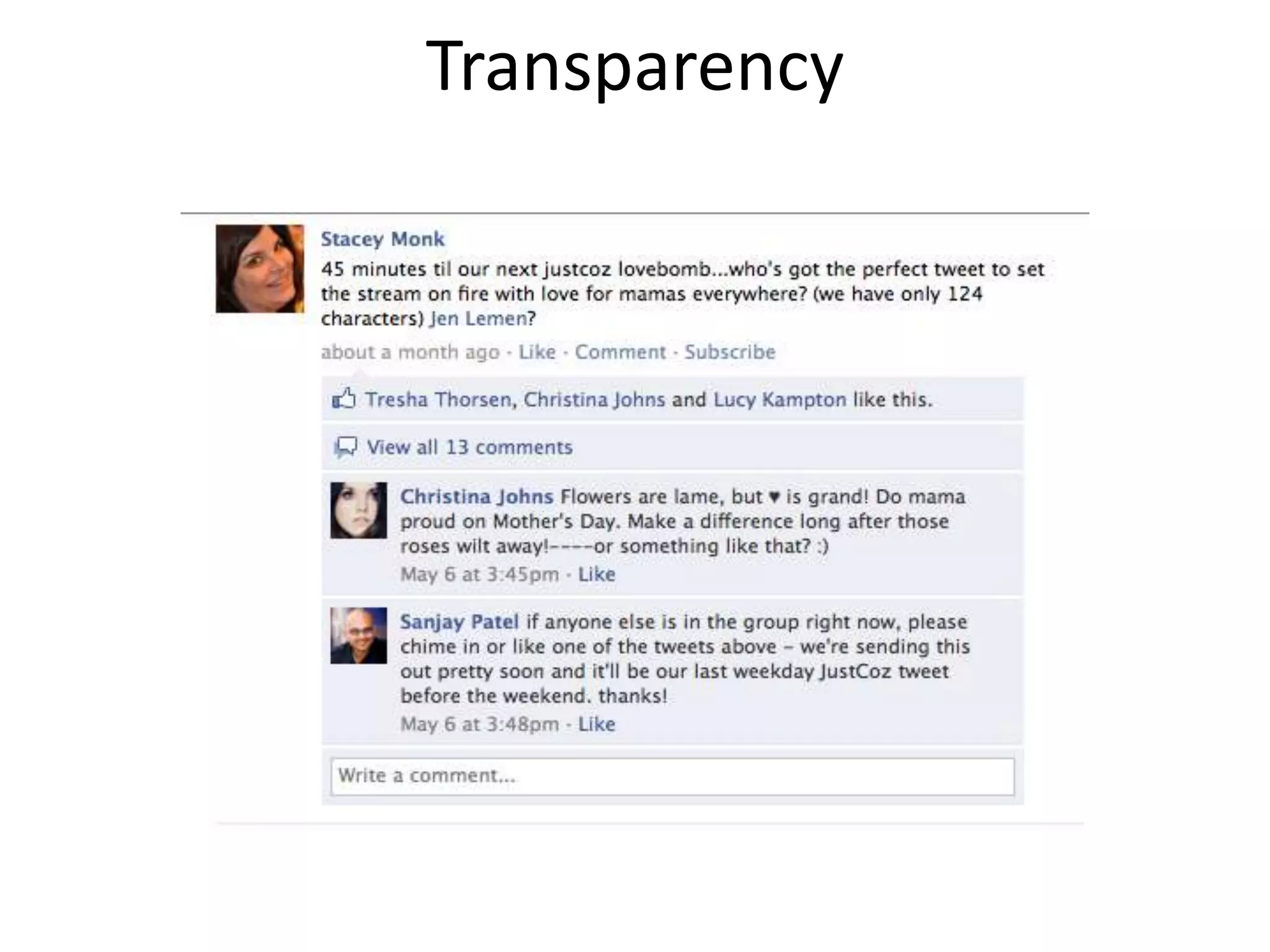 Transparency