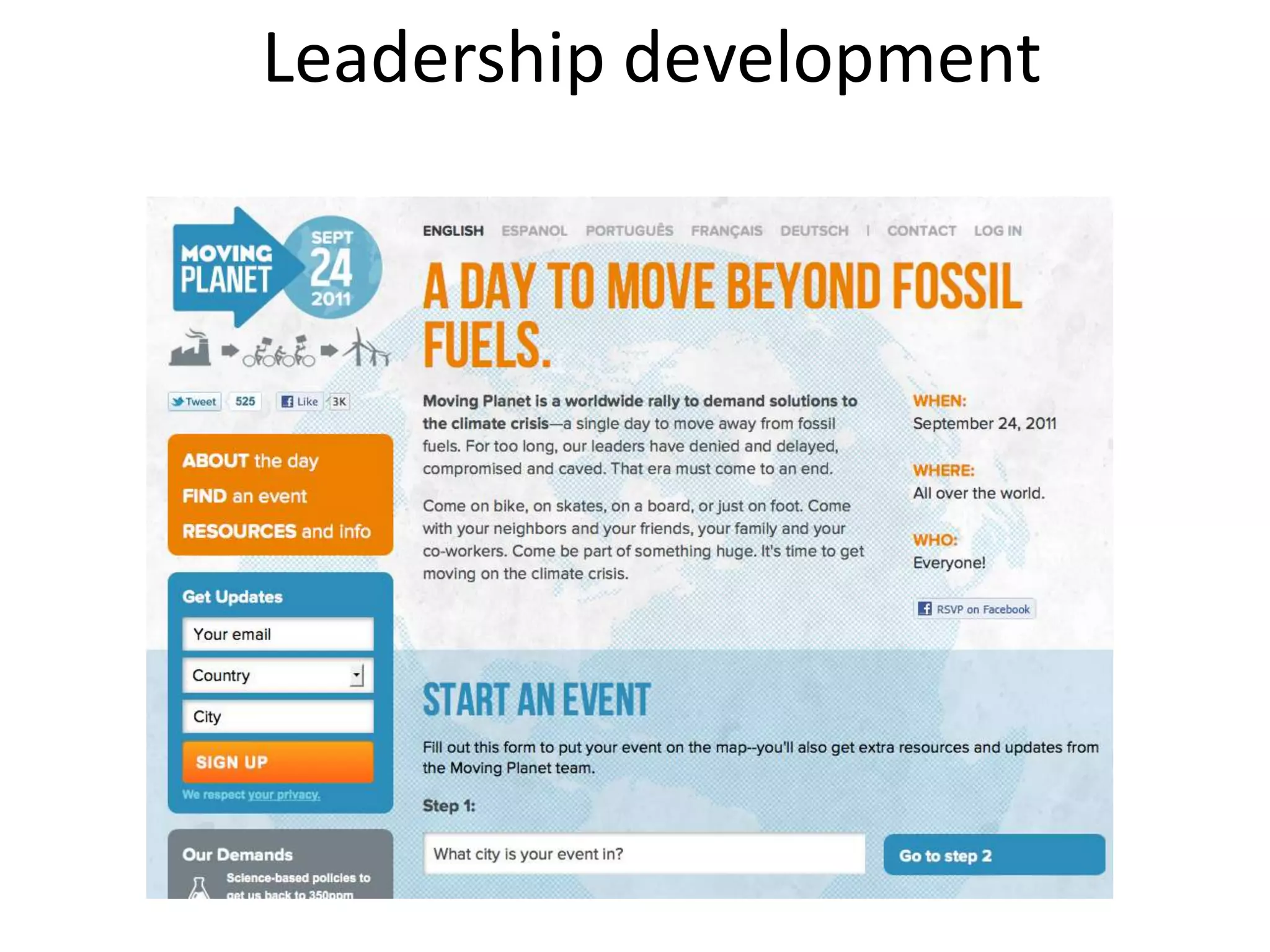 Leadership development