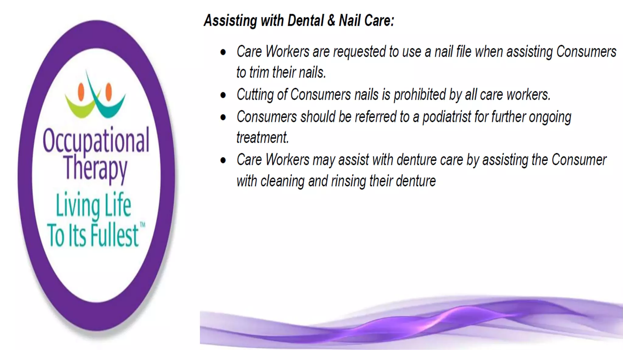 Community Care Worker part 2