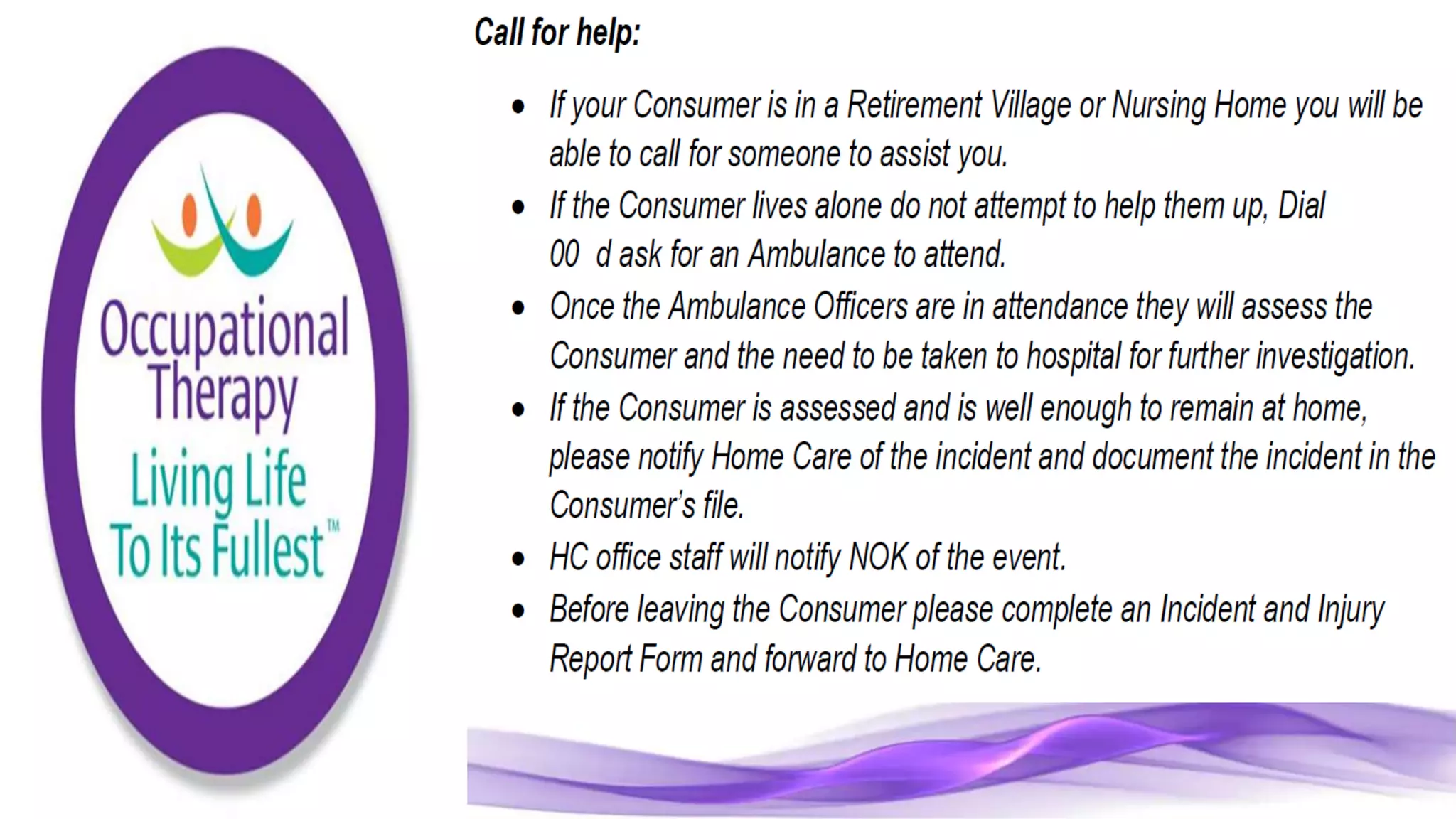 Community Care Worker part 2