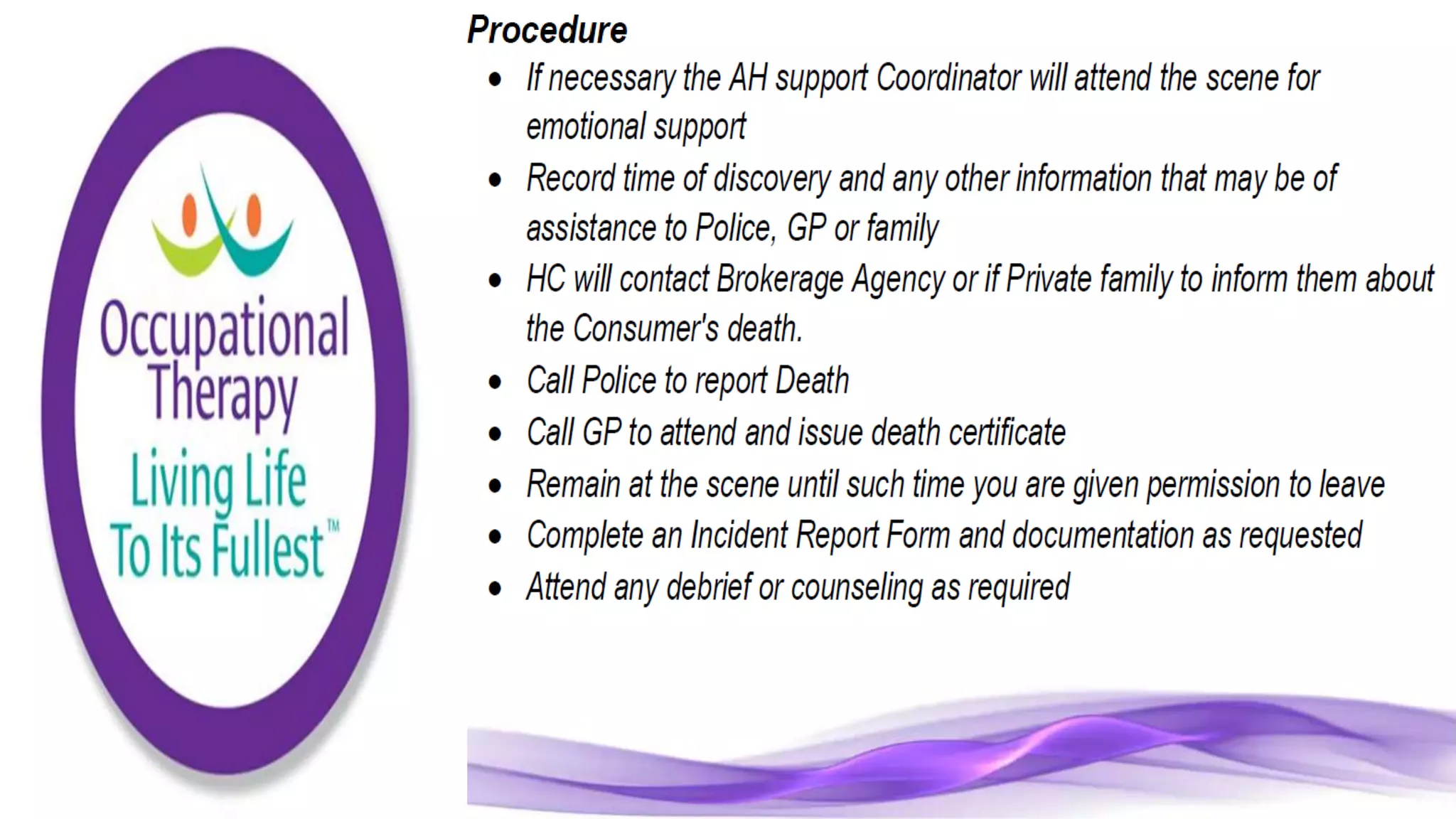 Community Care Worker part 2