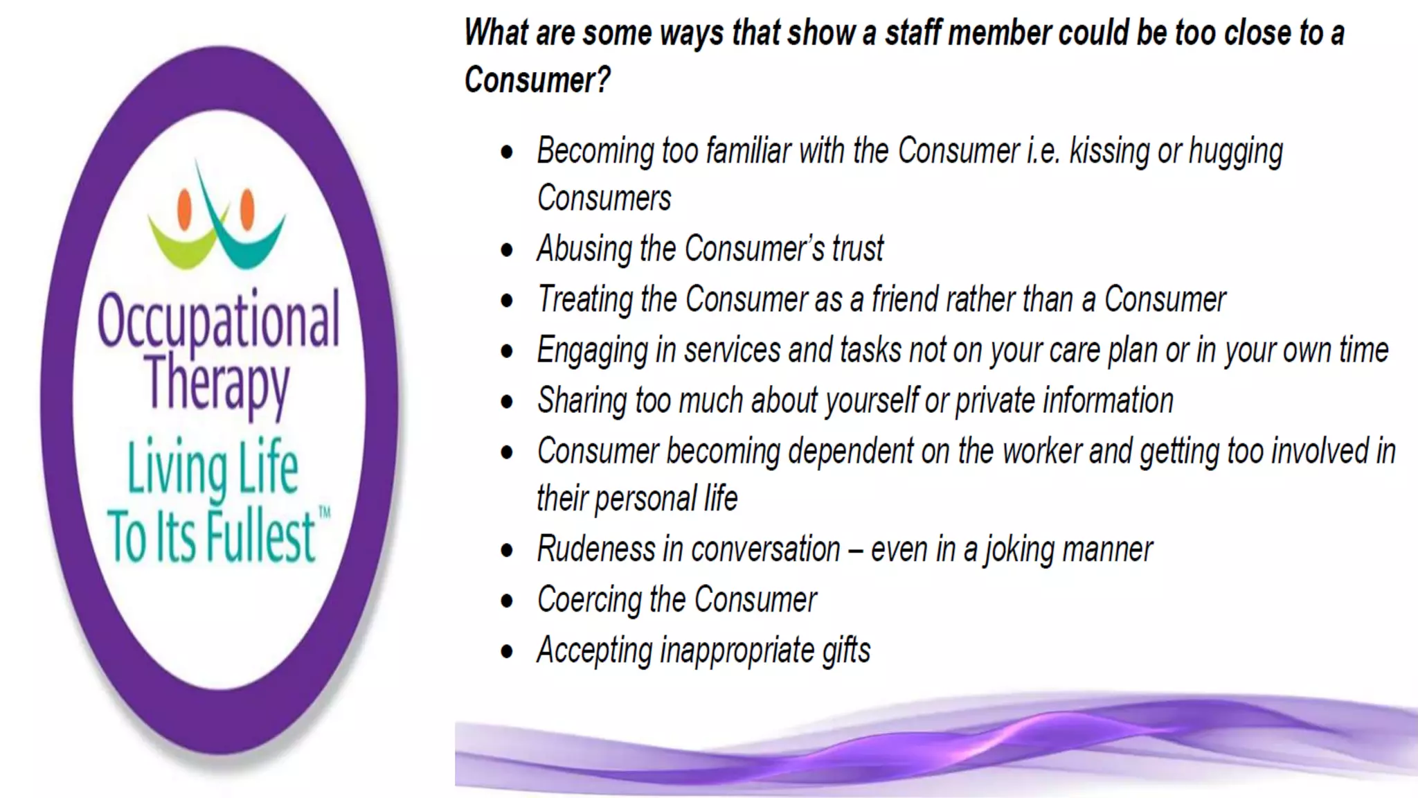 Community Care Worker part 2