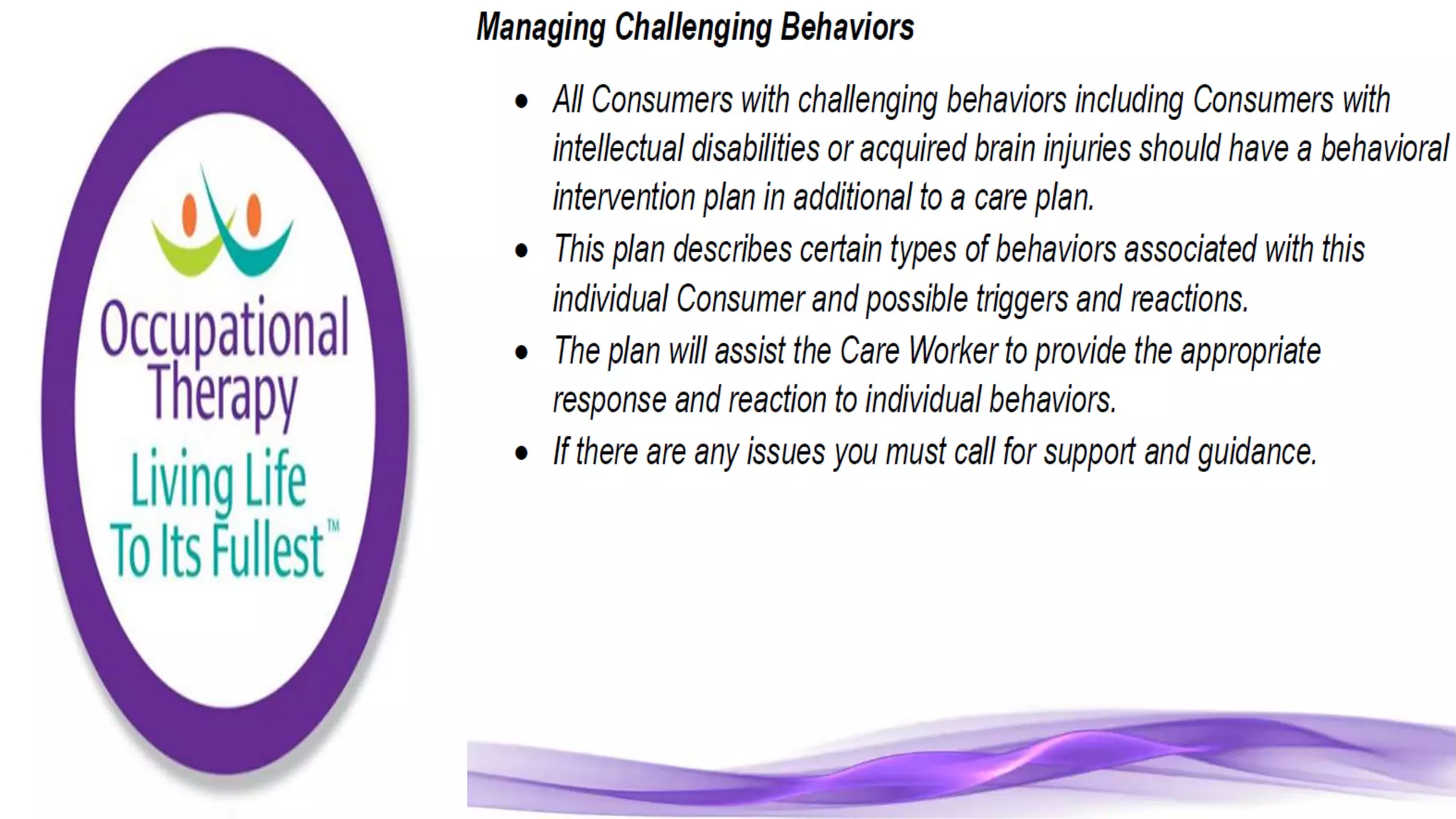 Community Care Worker part 2