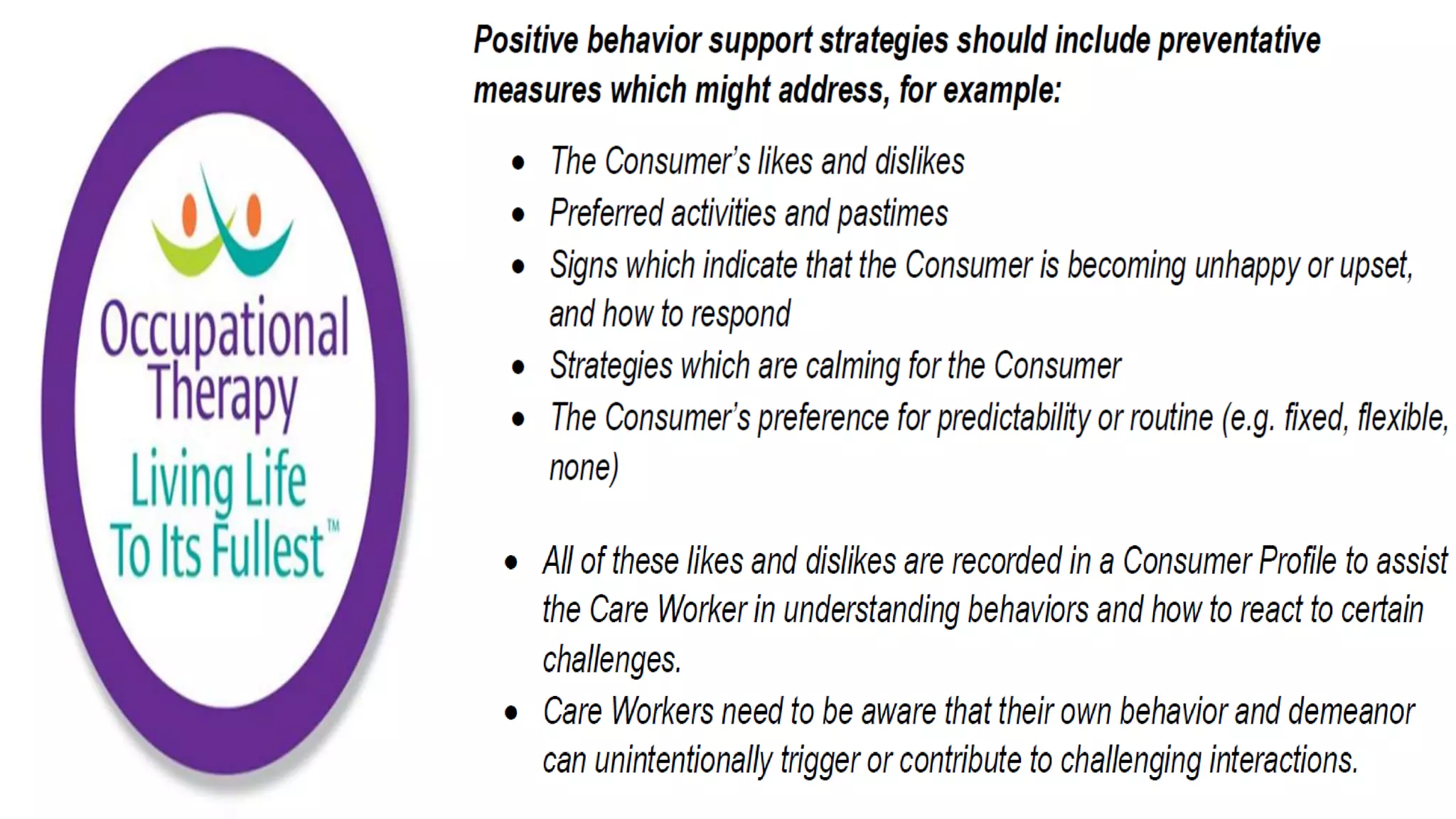 Community Care Worker part 2