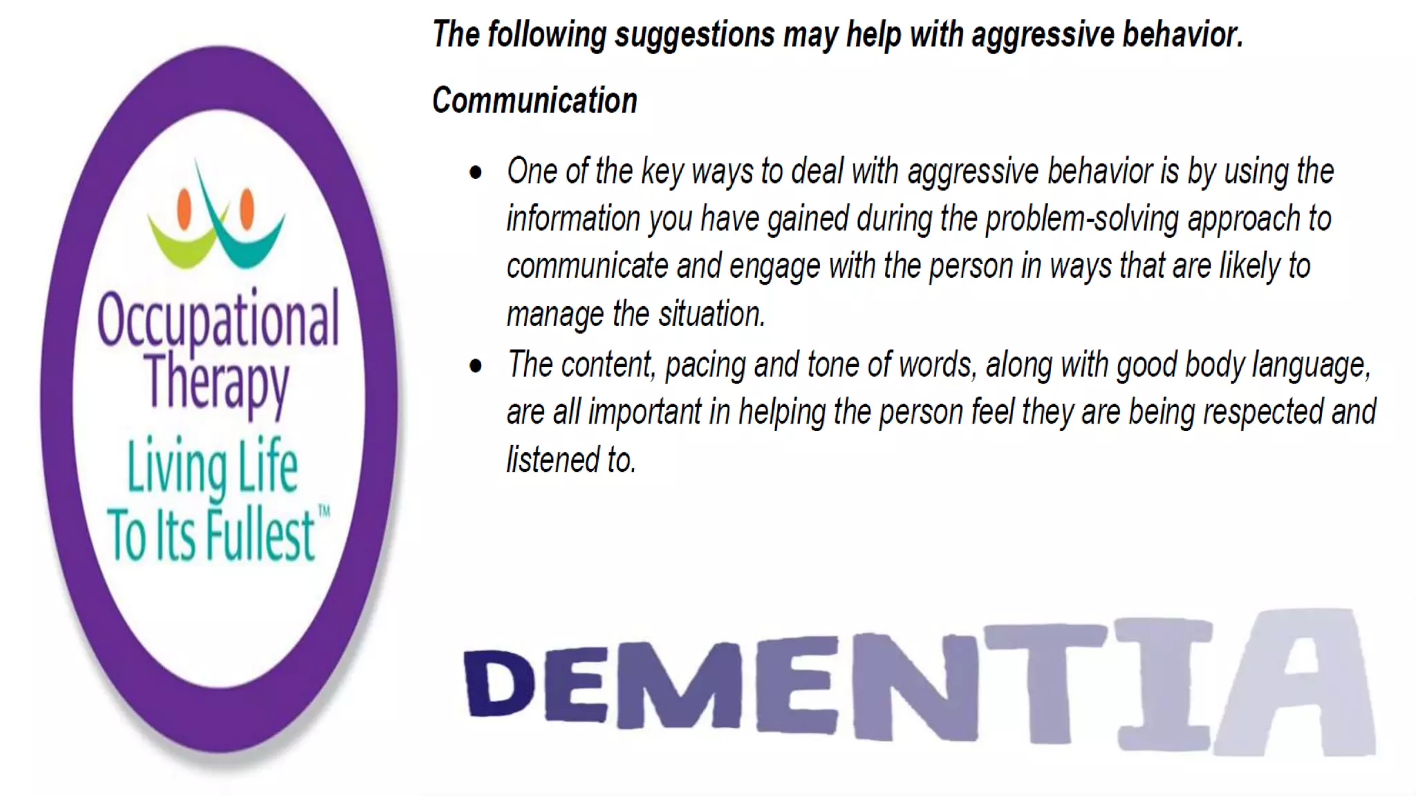 Community Care Worker part 2