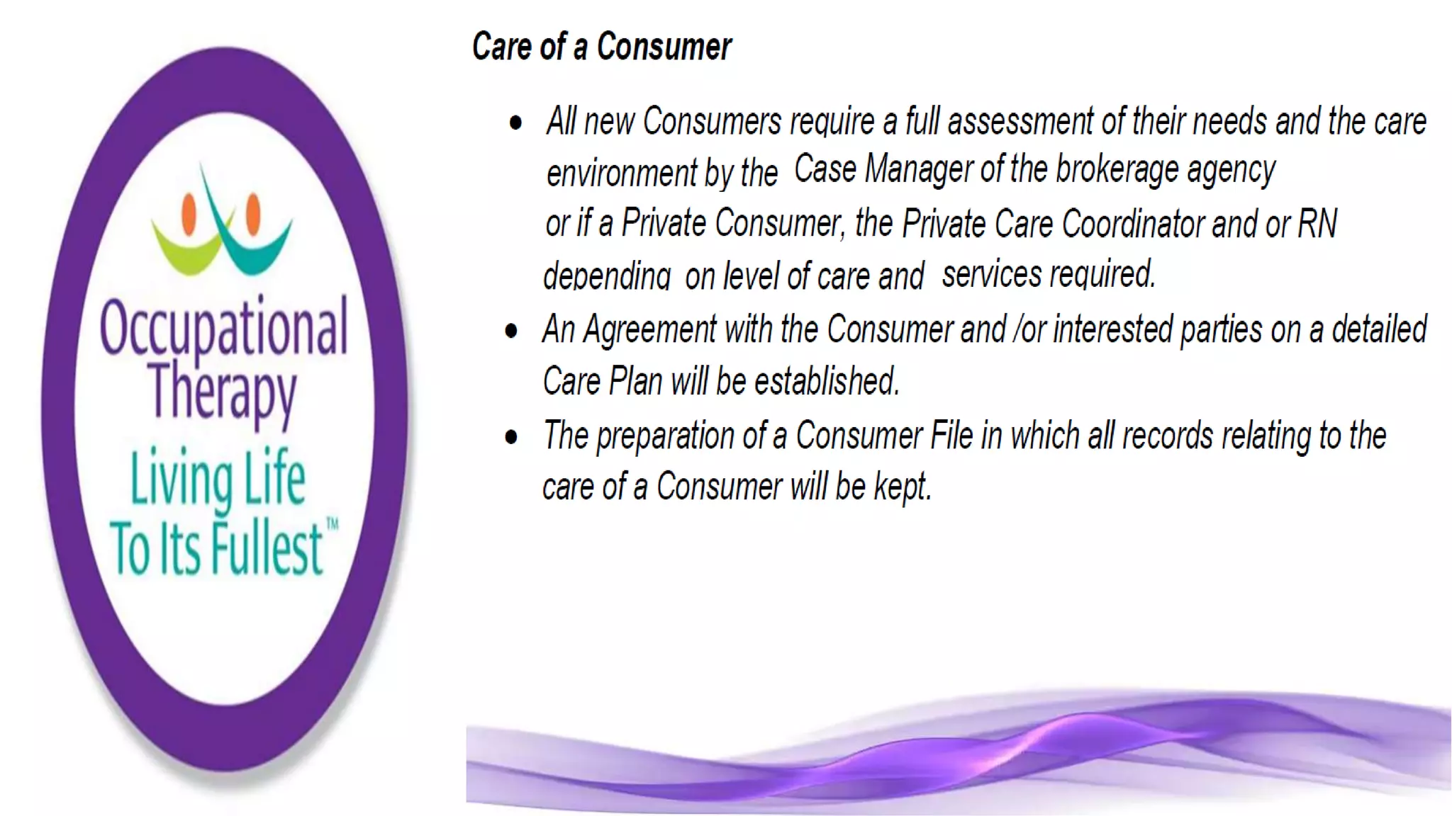 Community Care Worker part 2