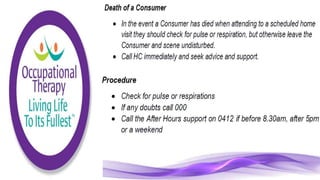 Community Care Worker part 2