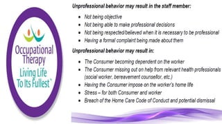 Community Care Worker part 2