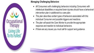 Community Care Worker part 2