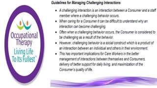 Community Care Worker part 2