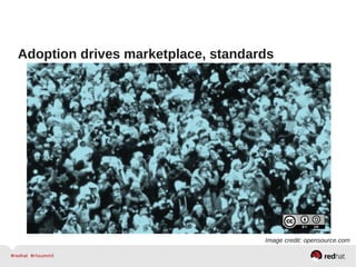 Adoption drives marketplace, standards
Image credit: opensource.com
 