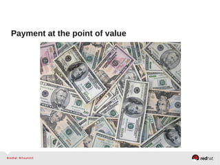 Payment at the point of value
 
