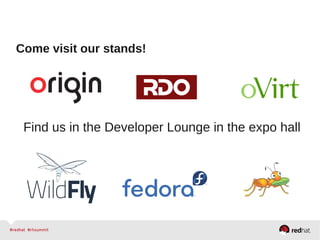 Come visit our stands!
Find us in the Developer Lounge in the expo hall
 