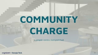 X
X 23
COMMUNITY
CHARGE
a people-centric transport hub
 