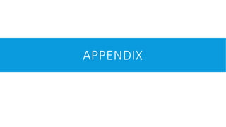 APPENDIX
 