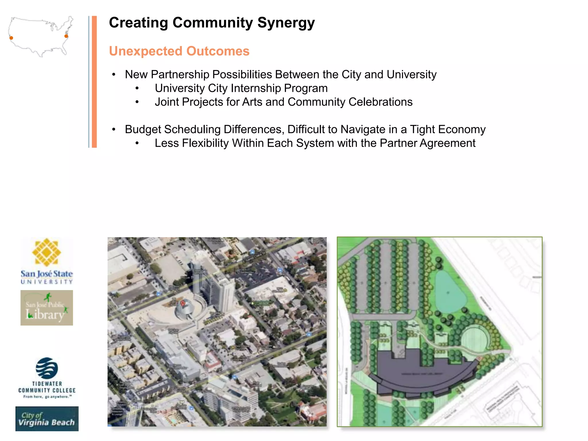 Creating Community SynergyPamela Anderson-BruléPresidentAnderson Brulé ArchitectsBigger ideas, better spaces through collaboration