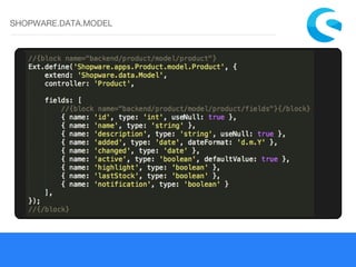SHOPWARE.DATA.MODEL
 