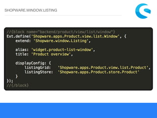 SHOPWARE.WINDOW.LISTING
 