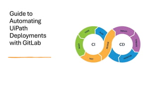Guide to
Automating
UiPath
Deployments
with GitLab
 