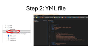 Step 2: YML file
 