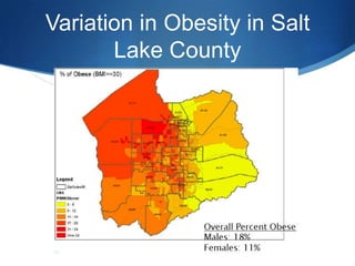 Variation in Obesity in Salt Lake County