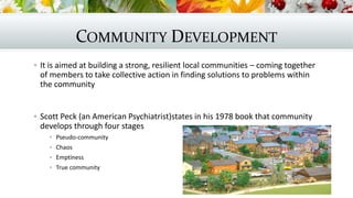 Community development and tourism | PPTX