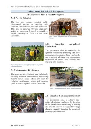Comprehensive Analysis of Government's Role in Rural and Urban ...