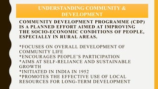 Community Development Programme Work Community Development Programme for Sustainable Growth and Empowerment ...