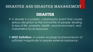COMMUNITY EMERGENCIES disaster management and triage.pptx