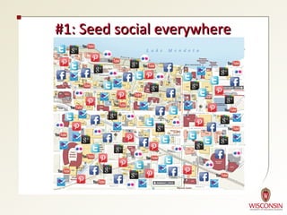 #1: Seed social everywhere
 