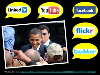 *Photo taken from: http://www.flickr.com/photos/barackobamadotcom/3063053014/in/set-72157610170567235/
 