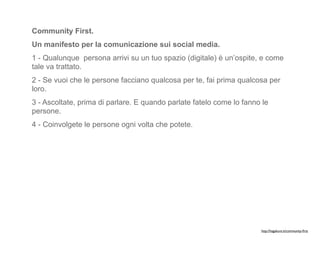 Community First