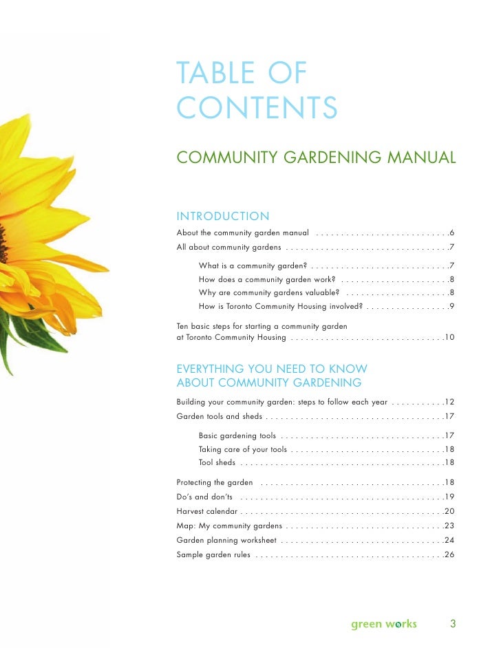 Community Gardening Manual Toronto