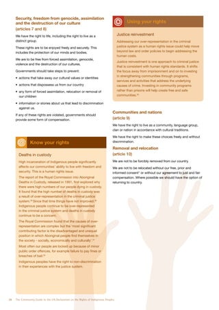 Community guide to un declaration on the rights of indigenous peoples | PDF