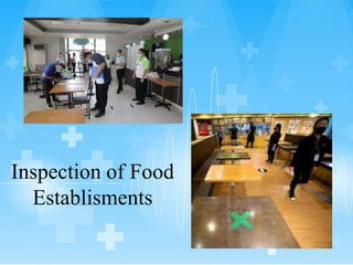 Inspection of Food
Establisments
 