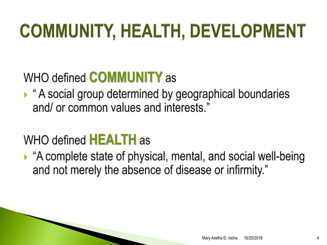 Community Health Care Development Process | PDF | Medical Health