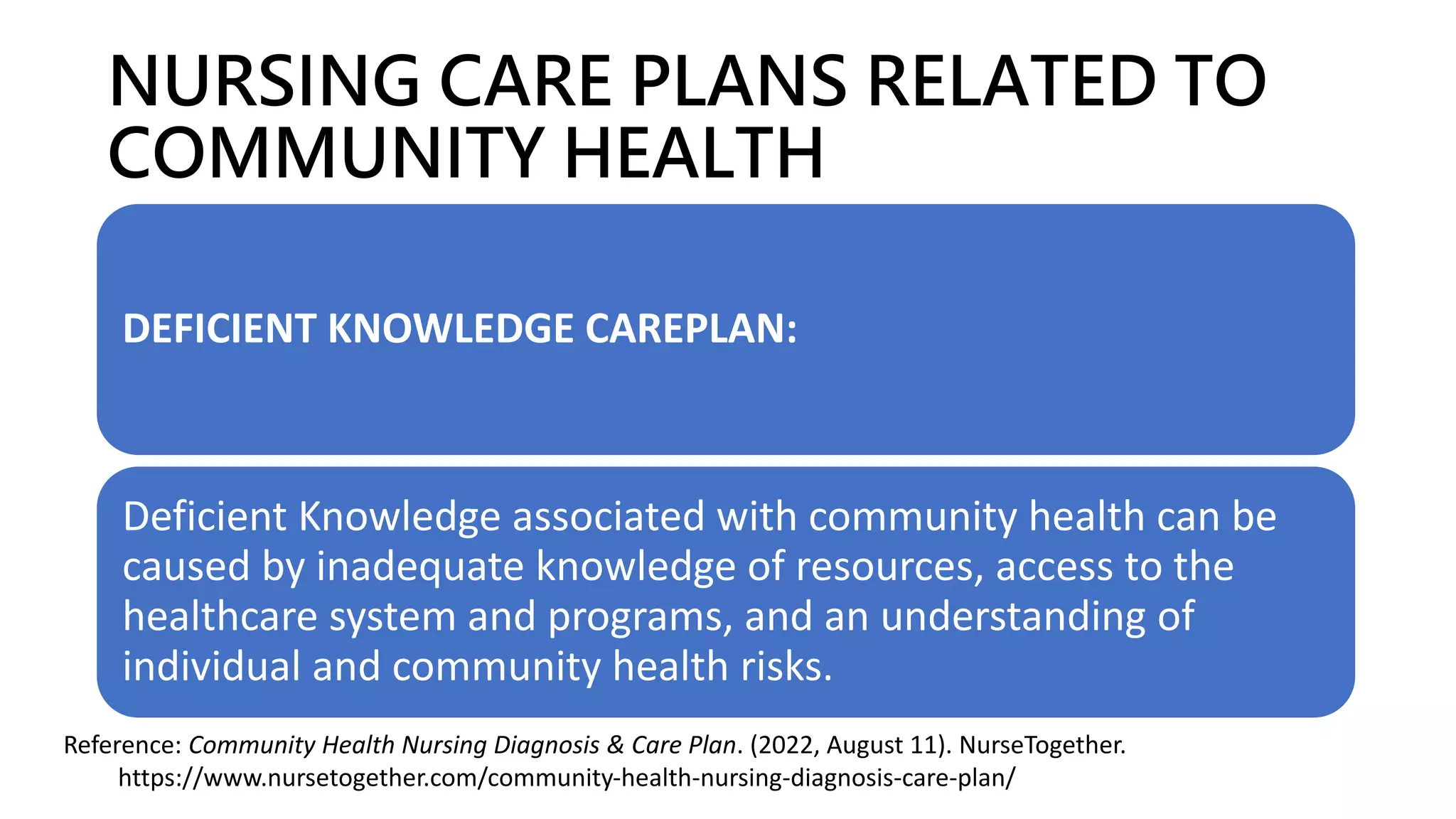 COMMUNITY HEALTH INTERVENTION | PPTX