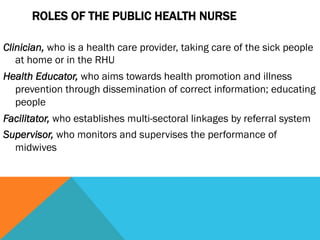 Community Health Nursing (complete) Slide 11