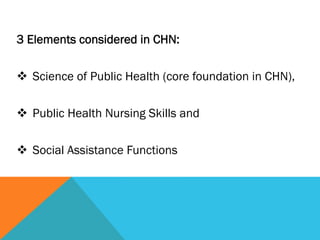 OBJECTIVES OF PUBLIC HEALTH: CODES

C ontrol of Communicable Diseases
O rganization of Medical and Nursing Services
D evel...