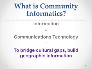 Community informatics (crime prevention) | PDF