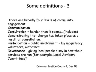 community development ?Community Engagement