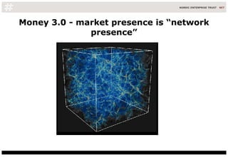 Money 3.0 - market presence is “network presence” 