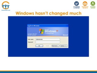 Windows hasn’t changed much
 