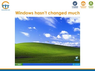 Windows hasn’t changed much
 